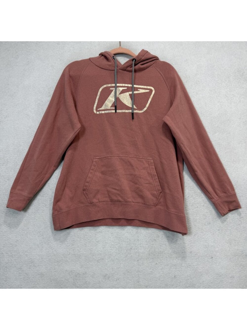 Klim Hoodie Womens Large Pink Kute Corp Fleece Pullover Motorcycle Graphic